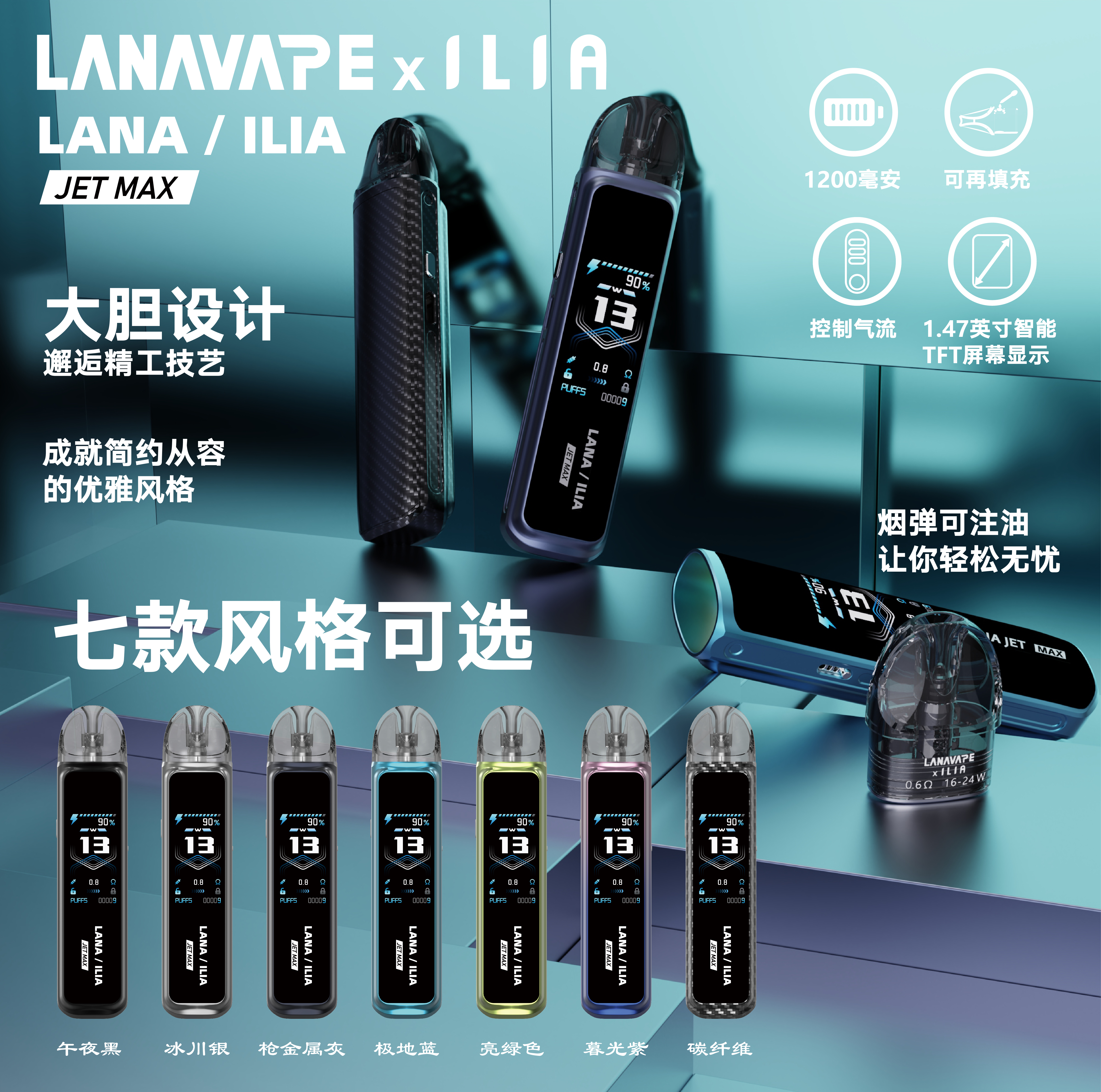 lana jet max註油式主機【側邊註油,可調節氣流】